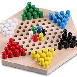 Chinese Checker Board Wooden Classic Board Game for Adults and Kids-34