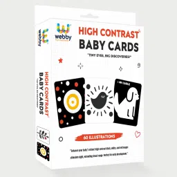 High Contrast Baby Sensory Development Flashcard for Newborn, Infants and Babies-10