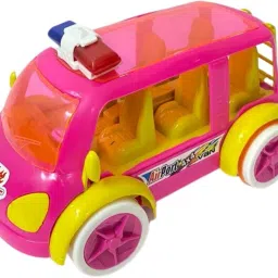 Big Size Toy Emergency Response Airport Van for Kids | Push & Go Friction Toys-5