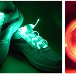 Hoaxer Decorations LED Shoelace Fashion Light Shoe Lace-13