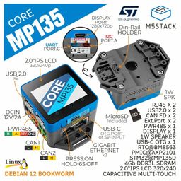 M5Stack Core MP135 w/ STM32MP135D image 4