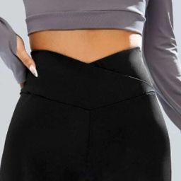 Solid Women Black Tights-image-57