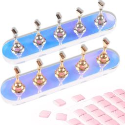 NAIL STAND PRESSON STAND MULTICOLOUR 1 SET NAIL STAND WITH 96 pcs CLAY-image-95