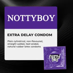 nottyboy Extra Dots, Strawberry & Over Time Delay s Condom image 2