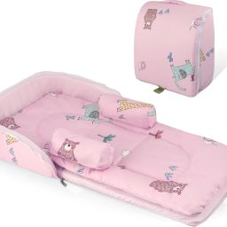 Baby Nest Lite Baby Bedding Portable & Travel Friendly baby Bed 100% Cotton Baby Bed Bedding Bag-23