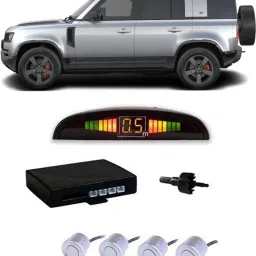 JB243 Silver Car Reverse Parking Sensor with LED Display 4 Sensor J243 Parking Sensor-23