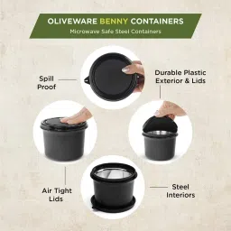 oliveware Plastic Utility Container- 1200 ml image 3