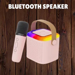 SACRO Bluetooth Speaker Support SD Card/Aux/USB With Karaoke Mic and RGB Lights F52 10 W Bluetooth Laptop/Desktop Speaker-image-42