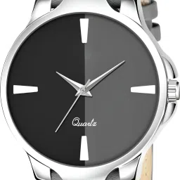 Stylish Watch | Minimalist | Premium | Genuine Leather Strap Analog Watch - For Men HL-1046 GREY-13