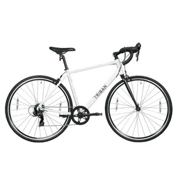 Road Bike Triban RC100 Drop Bar - Integrated Shifters, 7 Speed, Aluminium Frame-image-61