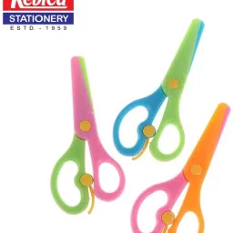 3 PCS Plastic Preschool Training Scissors Children Safety Art Craft Scissors-image-17