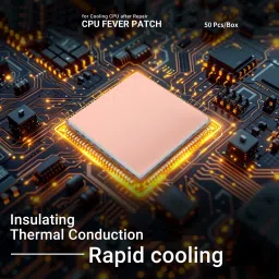 PAUS&MORK Pre-Cut CPU Fever Patch for Mobile Motherboard IC Chip CPU Colling Silicone Pads Carbon Based Thermal Paste image 2