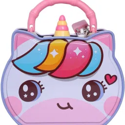 Cute Attractive Cartoon Unicorn Piggy Bank with Security Lock & Keys for Kids Coin Bank-21