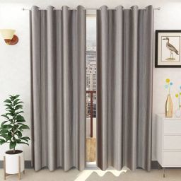 152 cm (5 ft) Polyester Semi Transparent Window Curtain (Pack Of 2)-image-53