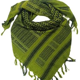Woven Cotton Blend Men Green Scarf-image-32