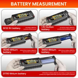 zitronix LCD Digital Battery Tester Quick Response Capacity Checker Digital Battery Tester image 5