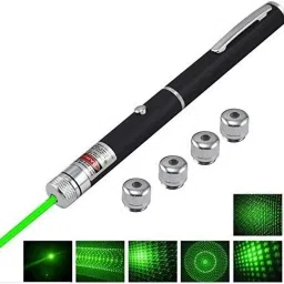 INGENTECH 5in 1 Green Laser Pointer Disco Light with Adjustable Cap to Change Design image 2