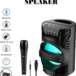 GUGGU Mini Wireless Bass Bluetooth Speaker: LZ 4103 Sound Box, 10W Output 5 10 W Bluetooth Laptop/Desktop Speaker image 4