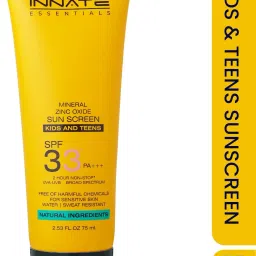 Sunscreen - SPF 33+ PA+++ Mineral Zinc Oxide Sunscreen Lotion for Kids & Teens with Natural Ingredients-image-87