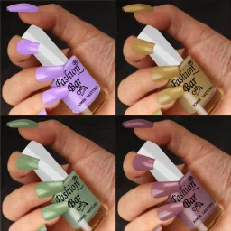 Quick Drying Long Lasting High Shine Nail Polish For Women and Girl FB455 Multicolor-image-31