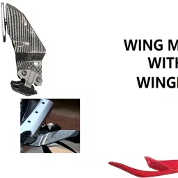 2pc wing mirror aero H2, 1 R15 v3 WINGLET red Combo-19
