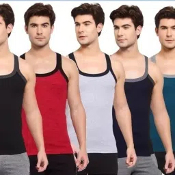 Pack of 5 Men Vest-image-30