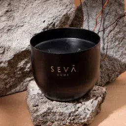 seva home Heirloom Classic Noir Metal Candles-picture-3