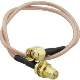 Nisinlife RG316 RP-SMA male to RP-SMA Female RF Coaxial Cable Antenna Ex-1 Mtr. Antenna Amplifier-picture-38