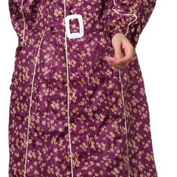 Polka Print Women Raincoat-image-78
