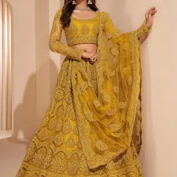 Embroidered Semi Stitched Lehenga Choli-image-58