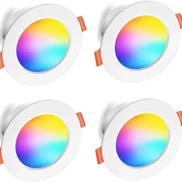 3 in 1 Colour Led Down Light Colour Changing (4 Inch) Chandelier Ceiling Lamp-image-6