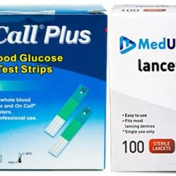 medup Round Lancet 100 with Oncall plus 200 Glucometer Strips-image-27