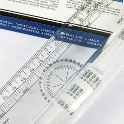 vitalcreations Multipurpose Drawing Parallel Rolling Ruler,Balancing Scale, 30cm, Type: Ruler image 4