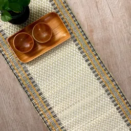 Peepul Tree Beige Printed Table Runners-16