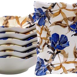 Melamine Serving Bowl SQAURE DESIGNER SNACKS SERVING BOWL-image-46