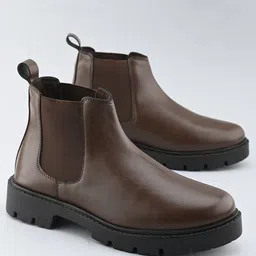 roadster Comfortable Synthetic Leather Boots For Women-picture-2