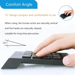 NEXZIA Wireless Numeric Keypad for Laptop Tablet Desktop Wireless Number Pad image 4