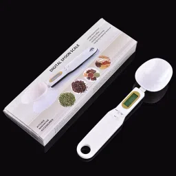 ELITEHOME Weighing Spoon with LCD Display Digital Weight Measure Scale for Kitchen, Floor Weighing Scale-92