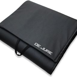 Leatherette Yoga Mat, Foldable yoga mat, Professional Yoga Mat for Men & Women Black 10 mm Yoga Mat-image-42