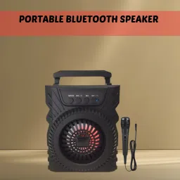 FRONY 301 (PORTABLE BLUETOOTH SPEAKER) with Karaoke Mic, 6Hrs Playtime JW145 5 W Bluetooth Laptop/Desktop Speaker-41