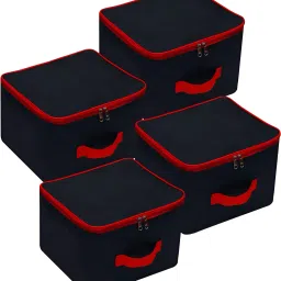 ByHayat Underbed Storage/ Space Saver Bag Pack of 4 Poly-canvas Laundry Bag-image-50