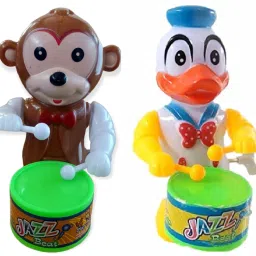 Dancing Musical.Drum Toy Key Operated - Fun Toy for.Kids (Hello Kitty) Pack of 2 Rattle-19