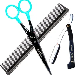 Salon Scissors Professional Barber Hair Cutting Saloon Scissor Combo Kit . Scissors-image-61