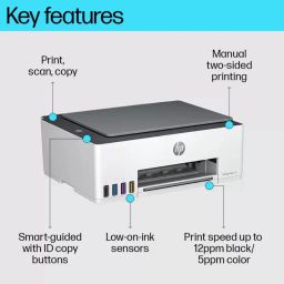 HP Smart Tank All In One 580 Multi-function WiFi Color Ink Tank Printer image 3