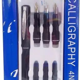 1 Pcs Professional Calligraphy Pen Set 4 Nib With Extra Refill Pen Set Calligraphy-14
