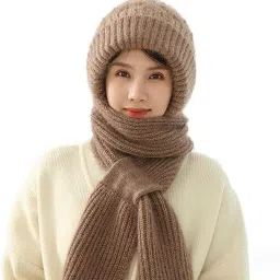 Solid Cotton Rayon Blend Women Multicolor Fancy Scarf-image-4
