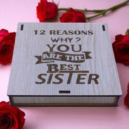 StarLaser 12 reasons why you are the best sister Greeting Card-image-1