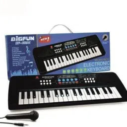 37 Key Piano Keyboard Toy with DC Power Option, Recording and Mic (Multicolor)-15