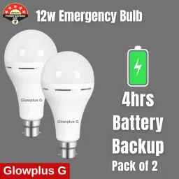 Combo of 2 – 12W Emergency Bulbs for Power Cuts 3 hrs Bulb Emergency Light-14
