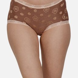mod & shy Women Floral Printed Anti Microbial Lace Hipster Briefs MU223-XS-image-52